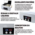Miniatyrbild 3 av 4: INN luftsterilisator 36x20x20cm varm 230 grader celsius maximal temperatur professionell sterilisator timer sterilisator