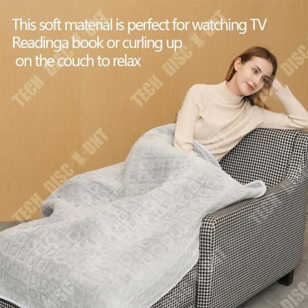 TD® Uppvärmda elektriska filtar 110V Värmefilt Nap Quilt Flanell Värmefilt
