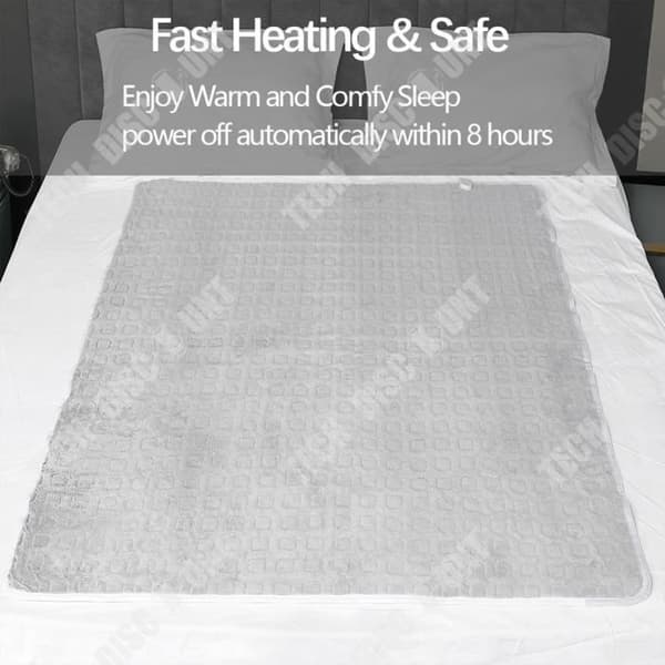 TD® Uppvärmda elektriska filtar 110V Värmefilt Nap Quilt Flanell Värmefilt