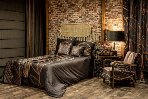 Tæppekast ALISMA2 150x200 Eurofirany brun/beige