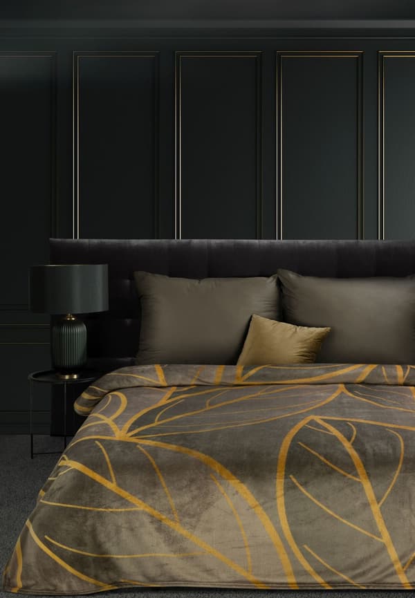 Tæppekast ALISMA2 150x200 Eurofirany brun/beige