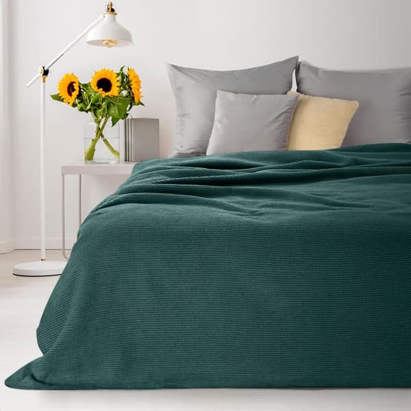 Tæppekast AMBER 180x220 Design91 turkis