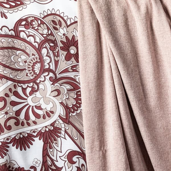 Tæppe + pudebetræk sæt AVINION 170x130 Terra Collection Eurofirany pink