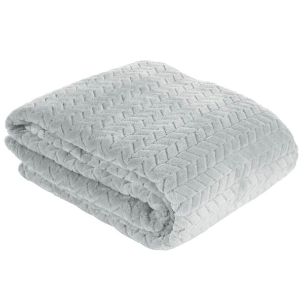 Tæppekast CINDY 200x220 sølv