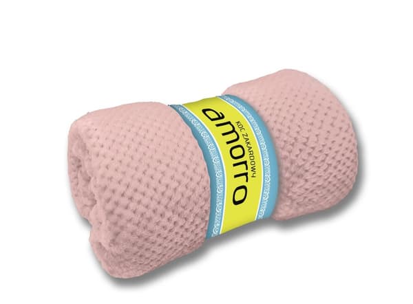 Jacquard tæppe Amorro 200x220 Darymex lys pink