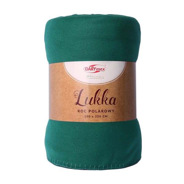 Fleece tæppe LUKKA 150x200 Darymex mørkegrøn
