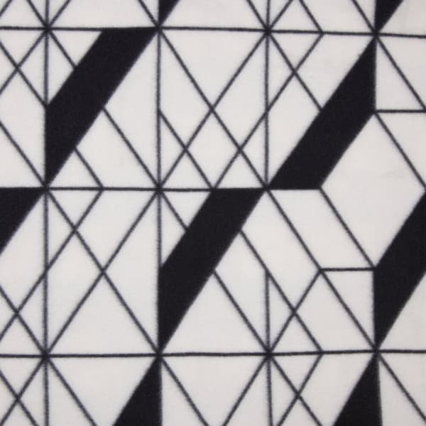 Tæppekast GEO 150x200 Design91 ecru sort geometri