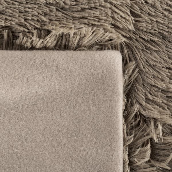 TIFANY filtkast 70x160 Design91 beige med pälsstruktur