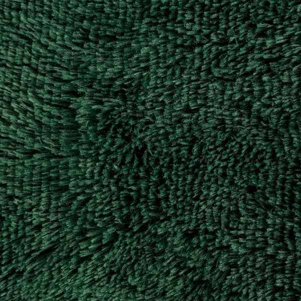 TIFANY 170x210 Design91 tæppe mørkegrøn med pelsstruktur