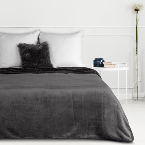 Tæppe TEDY 150x200 Eurofirany stål blød boucle + varm fleece