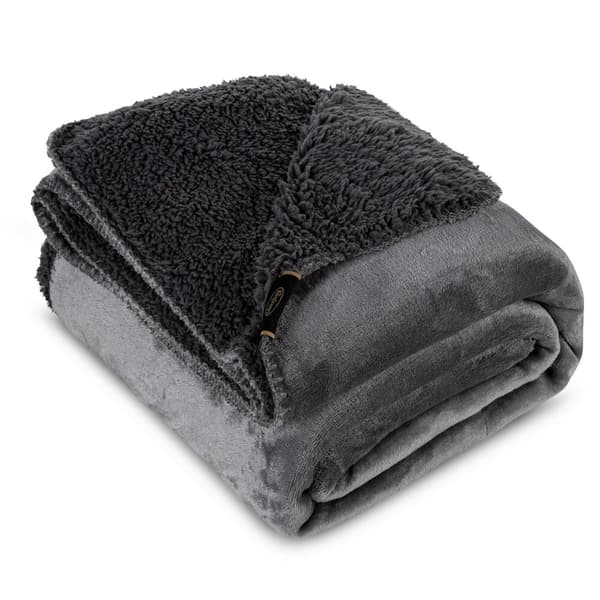 Tæppe TEDY 150x200 Eurofirany stål blød boucle + varm fleece