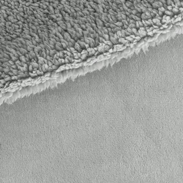 Tæppe TEDY 150x200 Eurofirany sølv blød boucle + varm fleece