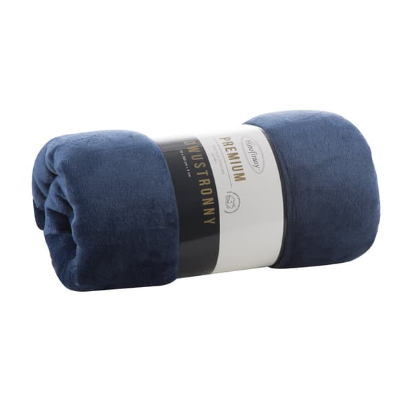 Tæppe TEDY 150x200 Eurofirany marineblå blød boucle + varm fleece