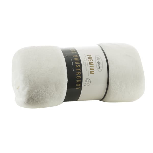 Tæppe TEDY 150x200 Eurofirany hvid blød boucle + varm fleece