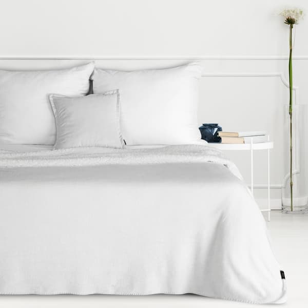 Tæppe TEDY 200x220 Eurofirany hvid blød boucle + varm fleece