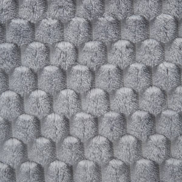 Filt CINDY6 150x200 Design91 silver med 3D spatial prägling