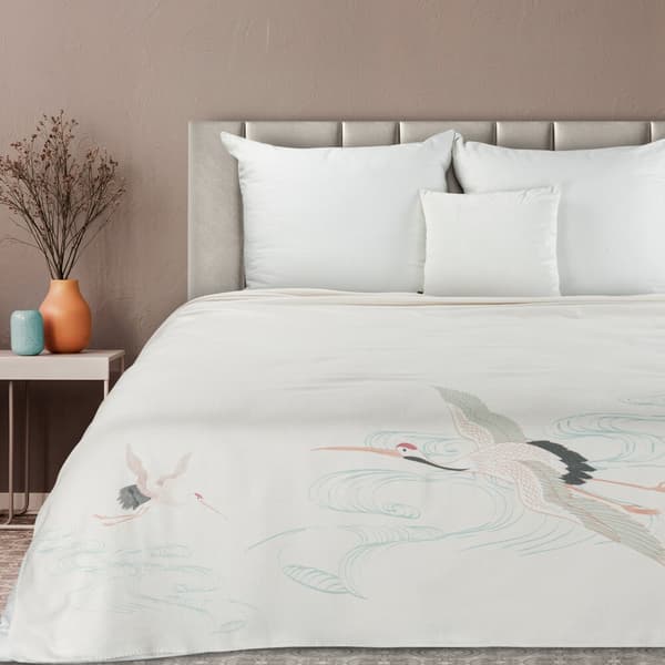 Tæppe MILA 150x200 Eurofirany creme flyvende kraner