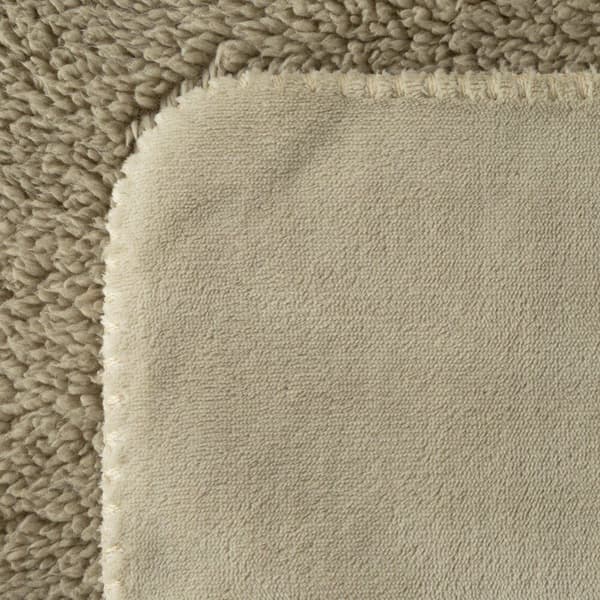 Tæppe TEDY 150x200 Eurofirany beige blød boucle + varm fleece