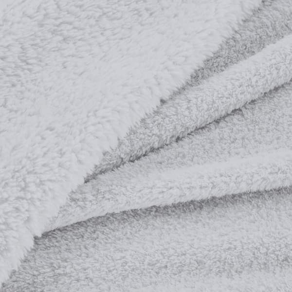 LORI filt 150x200 Design91 silver mjuk och fluffig