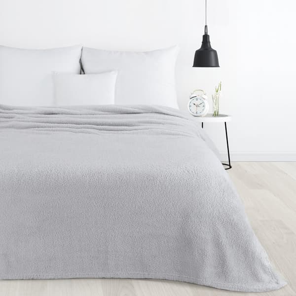LORI filt 150x200 Design91 silver mjuk och fluffig