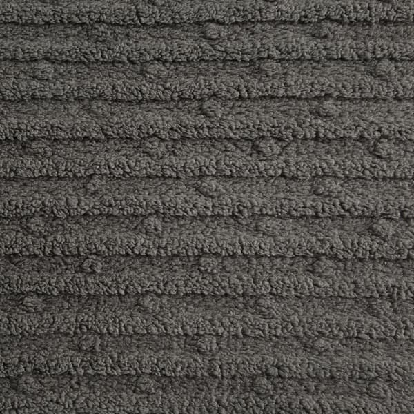 Tæppekast LISA 130x170 Design91 stål jacquardvævning i striber og bobler