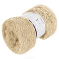 Miniatyrbillede 4 af 4: YETI 200x220 sengetæppetæppe med pelsstruktur beige