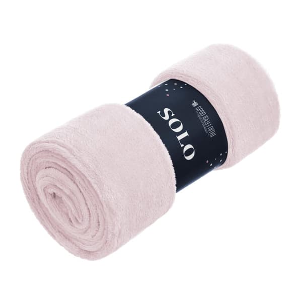 Tæppe microfiber-indlæg Solo 200x220 pudderrosa