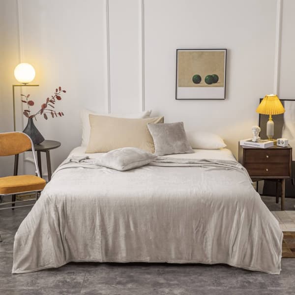 Microfiber tæppe Solo 200x220 beige