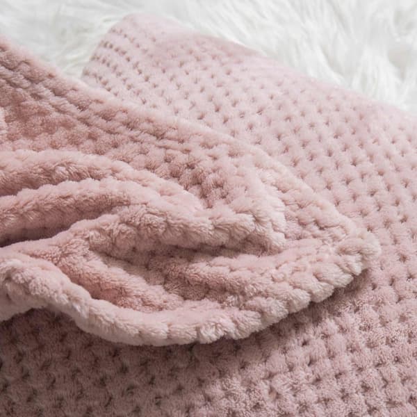 Monte microfiber tæppe 200x220 pudderrosa