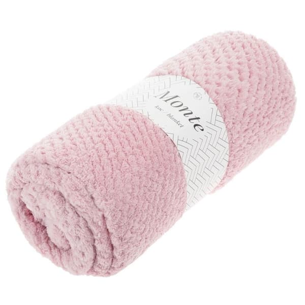 Monte microfiber tæppe 200x220 pudderrosa