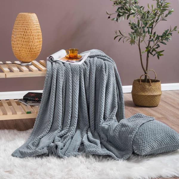 Monte mikrofiber tæppe 200x220 Grå