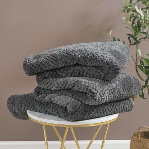 Monte mikrofiber tæppe 200x220 grafit