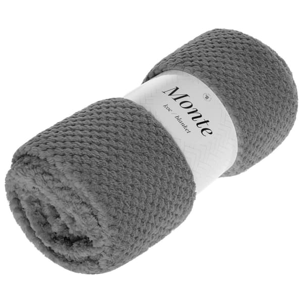 Monte mikrofiber tæppe 200x220 grafit