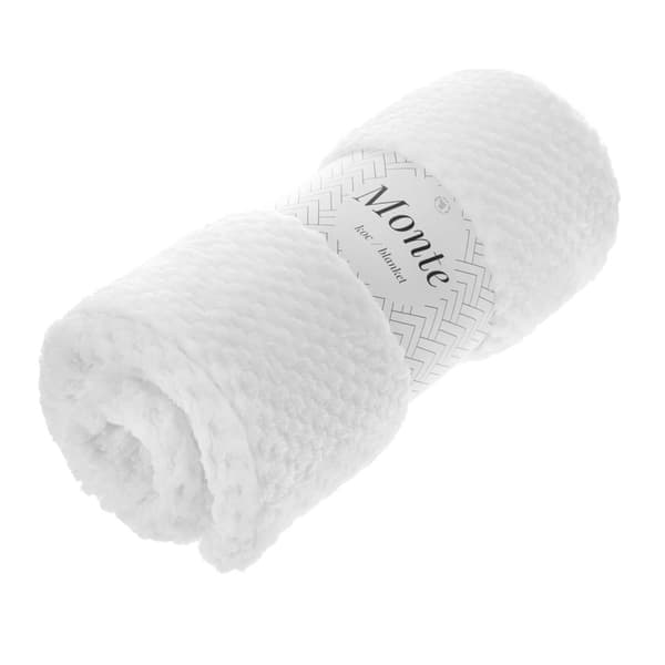 Monte microfiber tæppe 150x200 hvid