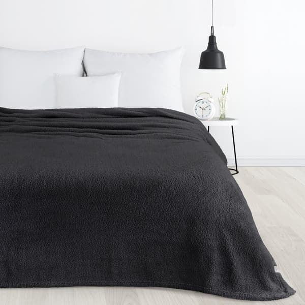 LORI tæppe 170x210 Design91 sort blødt og luftigt