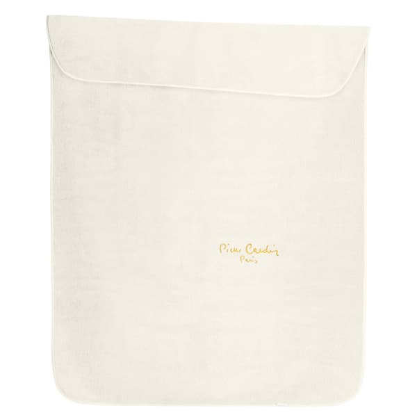 Pierre Cardin CLARA1 Filt 220x240 Pierre Cardin Eurofirany kräm fluffig och varm broderad logotyp