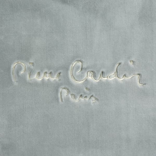 Pierre Cardin CLARA1 Tæppe 160x220 Pierre Cardin Eurofirany sølv fluffy og varmt broderet logo