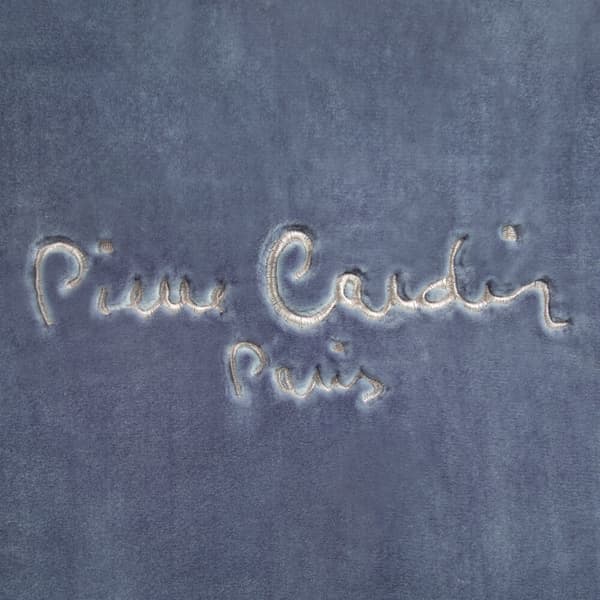 Pierre Cardin CLARA1 Filt 160x220 Pierre Cardin Eurofirany grafit fluffig och varm broderad logotyp