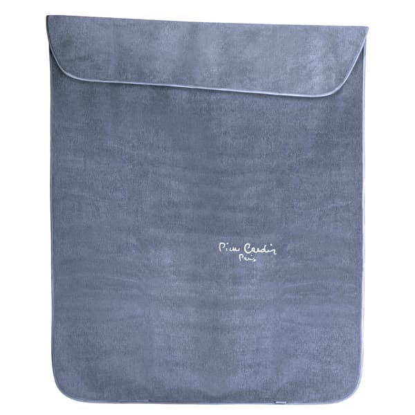 Pierre Cardin CLARA1 Filt 160x220 Pierre Cardin Eurofirany grafit fluffig och varm broderad logotyp
