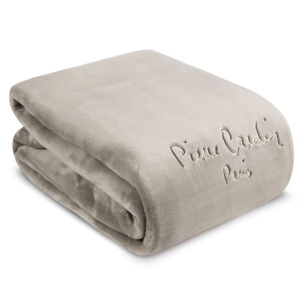 Pierre Cardin CLARA1 Tæppe 160x220 Pierre Cardin Eurofirany mørk beige fluffy og varm broderet l