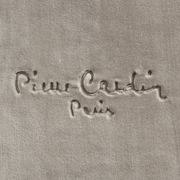 Pierre Cardin CLARA1 Tæppe 160x220 Pierre Cardin Eurofirany mørk beige fluffy og varm broderet l