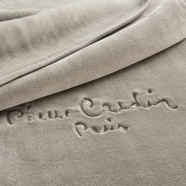 Pierre Cardin Tæppe CLARA1 220x240 Pierre Cardin Eurofirany mørk beige fluffy og varm broderet l