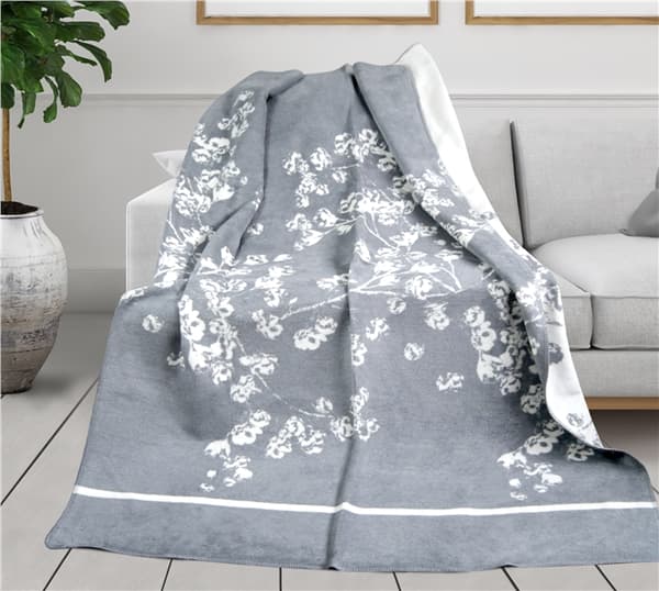Greno Glamour Filt 150x200 Kyoto Ash Vita japanska grenar
