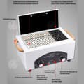 Miniatyrbild 3 av 4: INN luftsterilisator 35x20x20cm varm 200 grader celsius maximal temperatur professionell sterilisator timer sterilisator