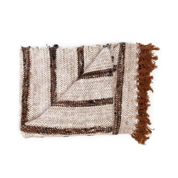 The sil vous Plaid - Bohemisk Hvid