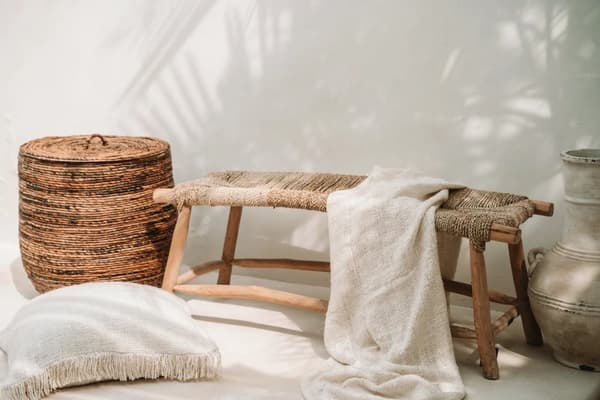 The sil vous Plaid - Creme