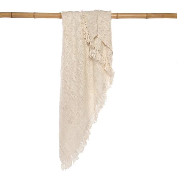 The sil vous Plaid - Creme