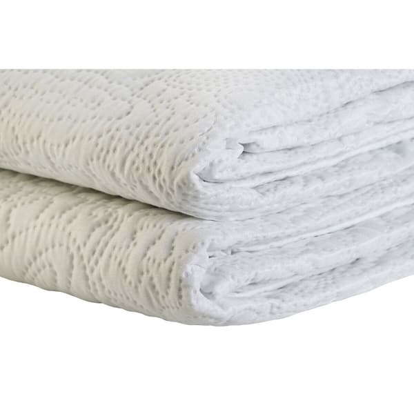 Sängöverdrag DKD Home Decor Vit Säng 180 270 x 270 x 1 cm
