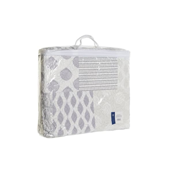 Vuodepeite (viltti) DKD Home Decor Beige Harmaa Sänky 90 Sänky 150 180 x 260 x 1 cm
