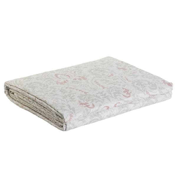 Sengetæppe (vattæppe) DKD Home Decor Brun Beige Seng 90/105 180 x 260 x 1 cm